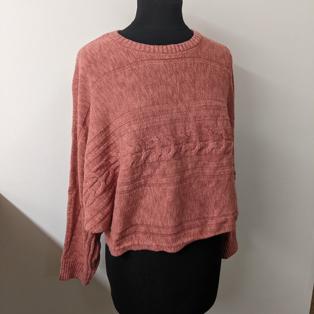 Hollister cropped boxy sweater